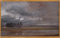 IPLUPJDY Bilder Moderne Kunst Gemälde WandgemäLde Die Elbe Im Regen Von Johan Christian Dahl Leinwand Malerei Poster für Wanddekoration 60x90cm