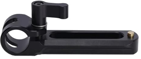 Uxsjakjsd Rail with 15mm Single Railblock/Rod Clamp Camera Rig Accessory Quick Release Mechanism for Various Camera Setups