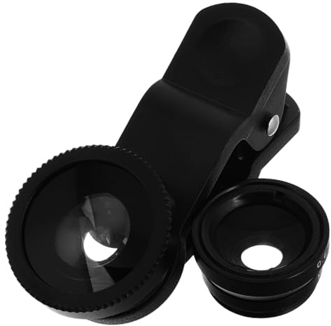 Toddmomy Handyobjektiv Fisheye und Makroobjektiv für Smartphone-Kamera Kompatibel mit Meisten Handymodellen für Vielfältige Fotografiebedürfnisse
