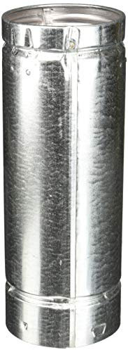Selkirk Typ B rundes Gas-Entlüftungsrohr, Aluminium innen/Stahl außen, 4 x 12