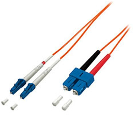 Equip LWL Patchkabel LC -> SC 2, 00m Multimode Duplex OM1 Polybeutel