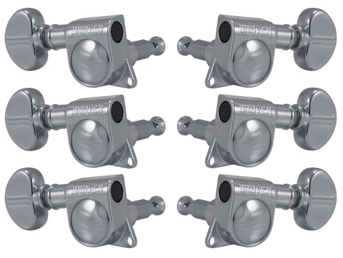 Grover 305C Midsize Rotomatic 18:1 Machine Heads, Chrome