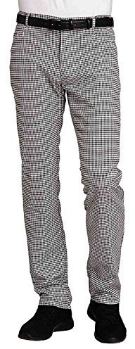 Leiber Jeans-Kochhose für Damen & Herren, Schwarz, 52 EU