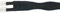 PFIFF 101301 Sattelgurt, gepolsterter Baumwoll-Sattel-Gurt, Schwarz, 140 cm