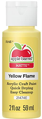 Apple Barrel Acrylic Paint, Yellow, 2oz