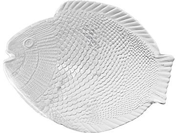 Pasabahce 10257 Marine Fisch Servierplatte 26x21cm, gehärtet, 1 Stück