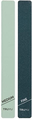 Truyu Nail Shapers (2pk) - Easy To Use Cushioned Tool For Shaping Natural & Acrylic Nails. Perfect For Travel and Makeup bag.