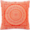 Rostfarbe Indische Seide Deko Kissenbezüge 40 cm x 40 cm, Extravaganten Design für Sofa & Bett Dekokissen, Kissenhülle aus Indien. Angebot gültig bis zum Ende des Monats