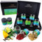 Hallingers Botanical Gin Pimper - Gewürz Geschenkset Gin handmade, 5 Gewürze als Gin-Botanicals (Set) - Geschenk im Sommer & als perfektes Grillgeschenk | Neues Zuhause Glückwünsche Genesung