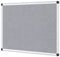 VIZ-PRO Pinnwand - Textil/Filz (grau) - mit Alurahmen - 120 x 90 cm