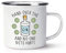 Hand Over The Gin and No One Gets Hurt Retro Enamel Mug Cup
