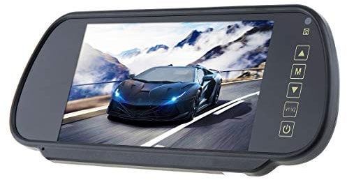 7 Pollice 16:9 2-Channel Video Input Auto RGB Display Digitale Rear View VCR Monitor con Touch Button