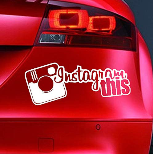 InstagRAM This Sticker Divertente Adesivo Paraurti Auto JDM Novità Vinile Adesivo