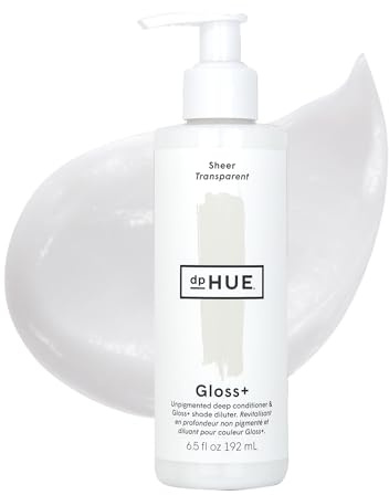 dpHUE Gloss+, Sheer - Pigment-Free Deep Conditioner - 8-12 Applications per Bottle - Lasts Up to 8 Washes