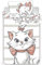 Marie Aristocats Baby Bettwäsche-Set 100x135 + 40x60cm Baby Baumwolle