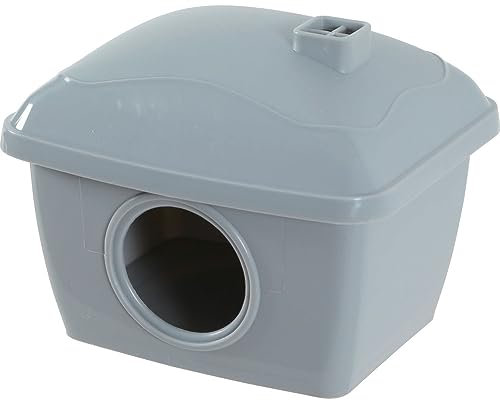 Zolux - Maison pour Hamster. 14 x 11 x Hauteur 10 cm. Couleur Grise. - ZO-206513