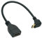 Mini HDMI to HDMI, Mini-HDMI Male to HDMI Male Converter Cable, Right & Left Angle Mini HDMI cable，Support 1080P Full HD (Downward Angle)