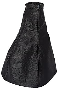 The Tuning-Shop Ltd Schaltsack kompatibel mit Opel Astra F Leder verschiedene Nähte Farbe wählbar (schwarze Naht)