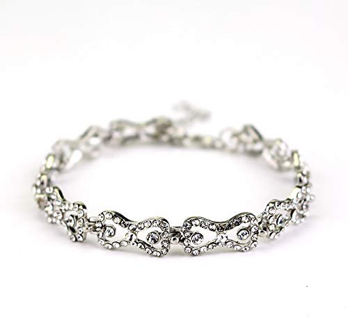 The Vampire Diaries Claus Caroline Forbes Rhinestone Kristall Bow, Modeschmuck für Damen