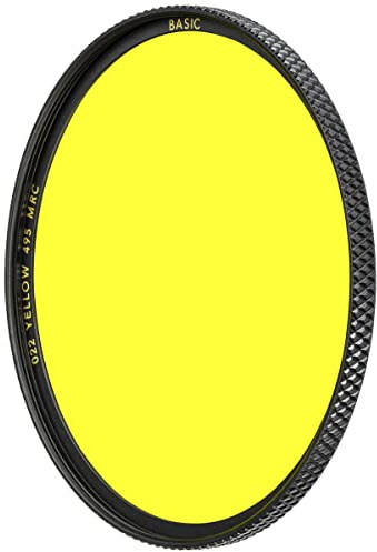 B+W Gelbfilter 022 MRC Basic 52mm (16x vergütet, Professional)
