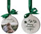 Foto Weihnachtskugeln aus Holz - personalisierter Weihnachtsbaum Anhänger - amerikanische Weihnachtsdeko für den Tannenbaum - Baumschmuck Geschenkanhänger außergewöhnlich