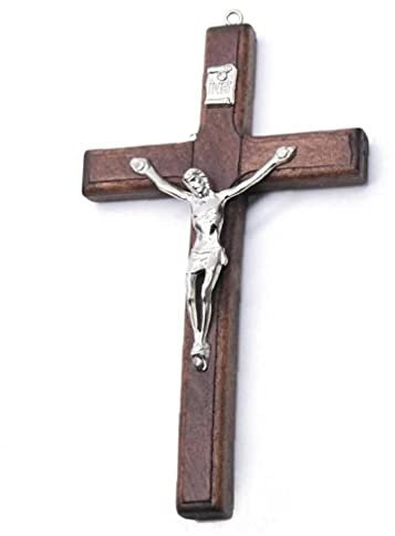 Danlai Hölzerne Wand Hängen Kreuz Große Jesus Christus Anhänger Crucifix Wanddekor Religiöse Kreuz Geschenke