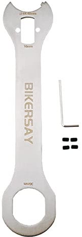 Dickly Universal Bicycle Spanner Cycling Head Axle Hub Steel Open End Bike Wrench for