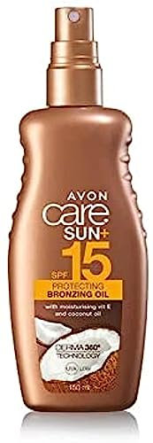 Avon Care Sun Bronze Bräunungsöl Spray mit Kokosöl mit LSF 15 für Gesicht & Körper