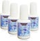 Rogimuma Hautkleber für Glitzertattoos - 8ml Glitter Glue Pinselflasche, Wasserlöslich Glittertattoo-Kleber, Ideal für Halloween, Karneval, Motto-Party, Kostüm-Events & Make-up Artists (4Pcs)