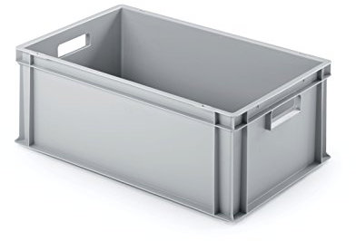 DIE BOX FABRIK Eurobehälter 600x400x220mm - Vielseitige Lösung für effiziente Lagerung und Transport | Lagerbehälter | Transportbehälter