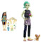 Monster High Cleo de Nile Puppe - Königliches Outfit & HHK56 - bewegliche Deuce Gorgon Puppe