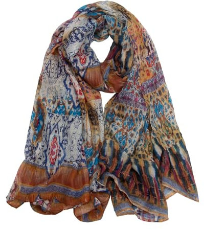 RIIQIICHY Schals Tücher für Damen Halstuch Damen Schal Tuch Halstücher Frühling Sommer Leichter Dünn Groß Herbst Winter Schal Kopftuch