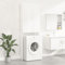 Mobile per Lavatrice Bianco Lucido 64x25,5x190 cm Casa e Giardino, Accessori elettrodomestici (29,77KG)
