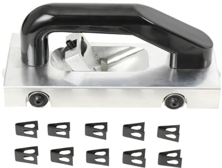 Cozyel PVC Wheeled Vinyl Groover Floor Grooving Slotting Pull Hand Flooring Tool Slotter PVC Vinyl Welding Plastic Welding Kit, Slotting Pull Hand Tool Wheeled Groover Grooving PVC Vinyl Floor Welding