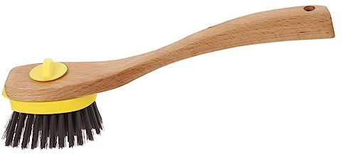 Ipetboom Küchenbürste Mit Langem Holzgriff Topfreinigungsbürste Abnehmbarer Pinsel Für Vielfältige Einsatzmöglichkeiten Strapazierfähiges Material Für Effektive Reinigung