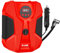 Compressore Aria Portatile, Compressore Aria Portatile Auto con 3 Adattatori per Ugelli e Luci LED Digitali per Pneumatici per Auto e Altri Prodotti Gonfiabili (Rosso)