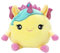 SquishPets Medium - Kuscheltier GALUPY Rainbow Unicorn Holly, Einhorn Plüschtier 19cm mit Glitzerflügeln, Krone & Horn, zum Kuscheln und Spielen