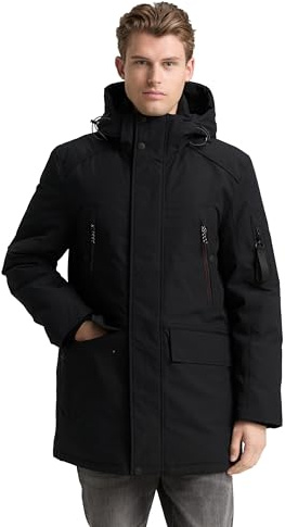 TOM TAILOR Herren 1047040 Arctic Parka mit abnehmbarer Kapuze (1er Pack)