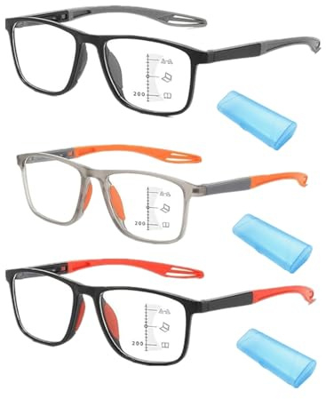 Sovtay Brille Zoom, Gleitsichtbrille Herren, Ultraleichte Und Bequeme Anti-Blaulicht-Brille Für Presbyopie, Anti-Blaulicht Intelligente Zoom Automatische Brillen