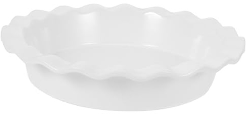 Hemobllo Teglia Pizza Rotonda in Ceramica Antiadherente per Forno e Microonde Pirofila Tonda Versatile per Torte Crostate e Pizze Resistente e Facile da Pulire