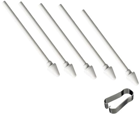 5 puntas de repuesto para Galaxy Tab S11 Ultra S compatibles con Samsung Galaxy Tab S11/S11 Ultra Stylus S Pen puntas de repuesto con herramientas, color blanco