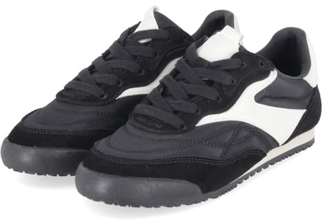 BULLBOXER 6DD1470101 2100 Damen Sneaker Low Synthetik, Leder & Textil in schwarz - Gr. 38