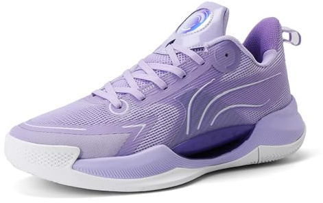 Scarpe da Basket da Uomo - Sneakers Atletiche Leggere e alla Moda per Donna e Uomo, Scarpe Sportive da Esterno Antiscivolo per Pallavolo, Palestra e Streetball, Viola, 38 EU