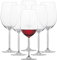 SCHOTT ZWIESEL Bordeauxpokal Rotweinglas Diva (6er-Set), edle Bordeauxgläser für Rotwein, spülmaschinenfeste Tritan-Kristallgläser, Made in Germany (Art.-Nr. 104102)
