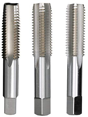 Drill America DWT54600 Jeu de tarauds en acier rapide 3/8-24 UNF