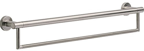 DELTA FAUCET 41519-SS Contemporary Towel Bar/Assist Bar, 24-Inch, Stainless