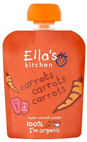 Ella's Kitchen Organic First Taste Carrots 70 g (Pack of 7)