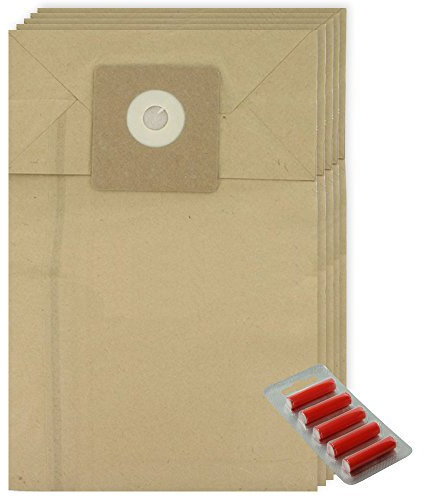 SPARES2GO Starke Staubsaugerbeutel für Cleanfix S10 S12 (5 Stück + 5 Lufterfrischer)