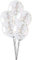 Konfetti-Luftballons - 40 cm - Stern-Konfetti in Rosa, Blau und Gold - 5er-Pack