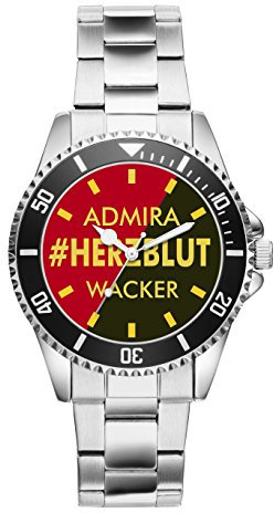 KIESENBERG Admira Wacker Geschenk Artikel Idee Fan Uhr 20349
